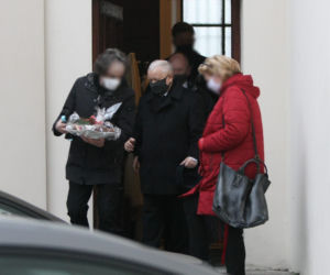 Jarosław Kaczyński w pierwszy dzień świąt
