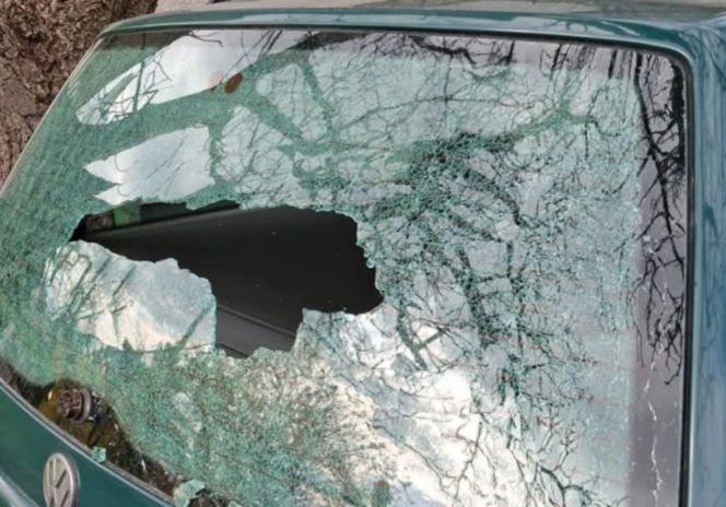 Zaparkowany samochód ostrzelany w Sokołowie Podlaskim?