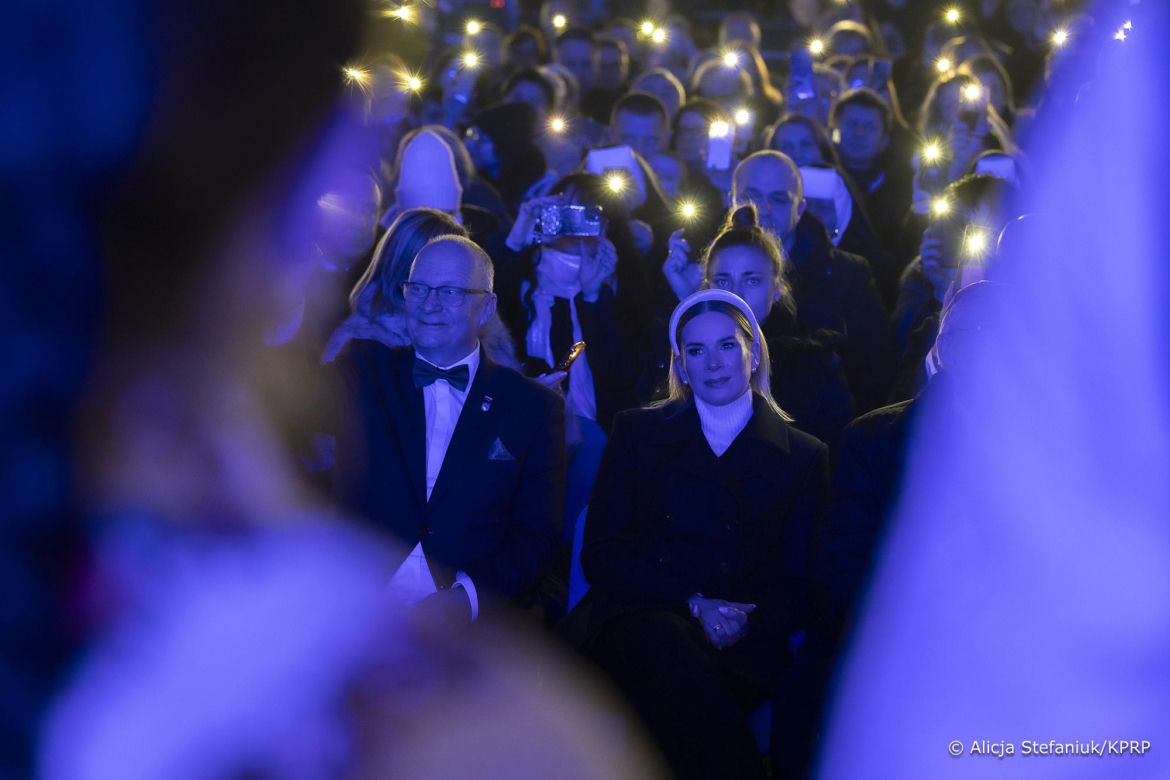 Pierwsza dama Marta Nawrocka na koncercie kolęd