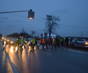 Blokada drogi krajowej DK7