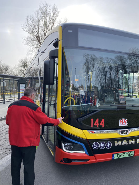 Prezentacja elektrycznych autobusów w Kraśniku