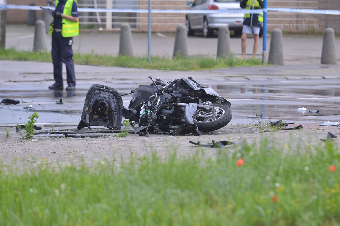 Śmiertelny wypadek z udziałem motocyklisty w Radości