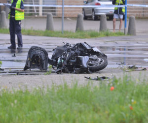 Śmiertelny wypadek z udziałem motocyklisty w Radości