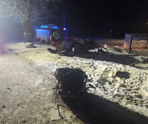 Dramatyczny wypadek na DK71 w Łodzi. Kierowca po reanimacji trafił do szpitala