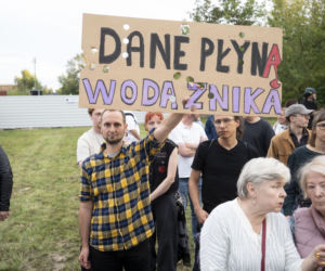 Protest w Piasecznie przeciwko Data Center