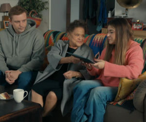 Barwy szczęścia, odc. 3336. Hubert (Marek Molak), Lucyna (Grażyna Zielińska), Agata (Natalia Zambrzycka)