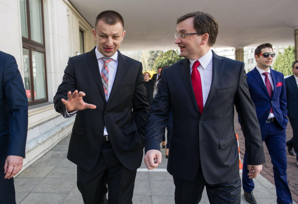 Zbigniew Ziobro i Tomasz Adamek