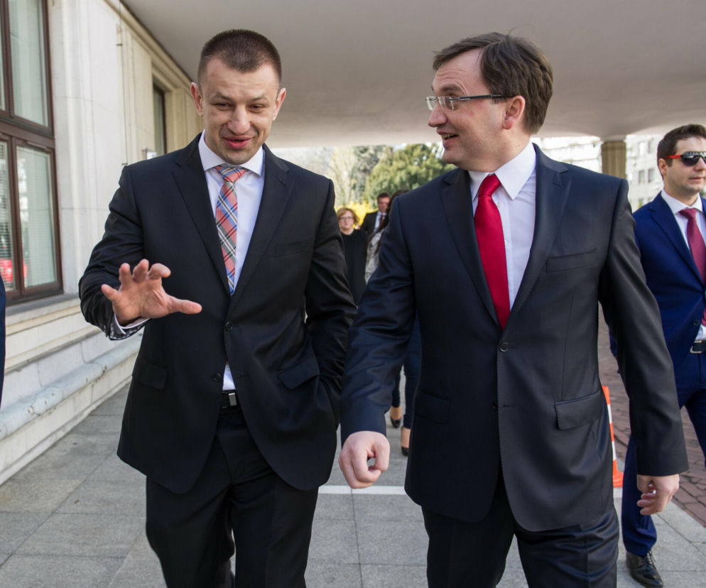 Zbigniew Ziobro i Tomasz Adamek