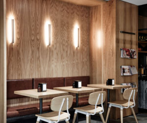 Wnętrze restauracji w stylu modern