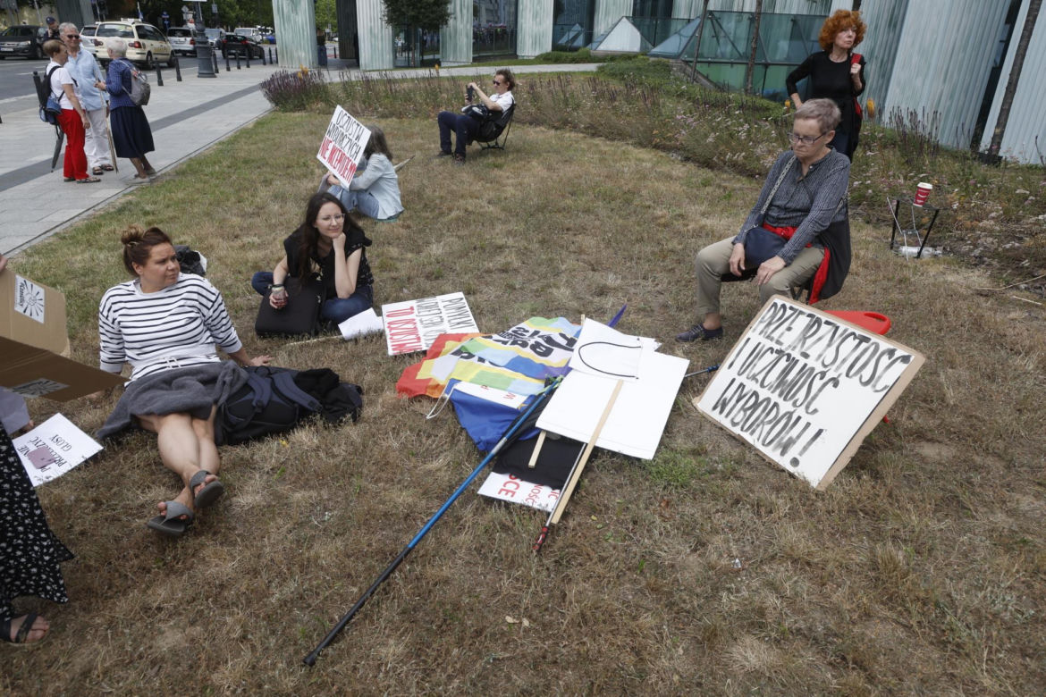 Protesty przed Sądem Najwyższym