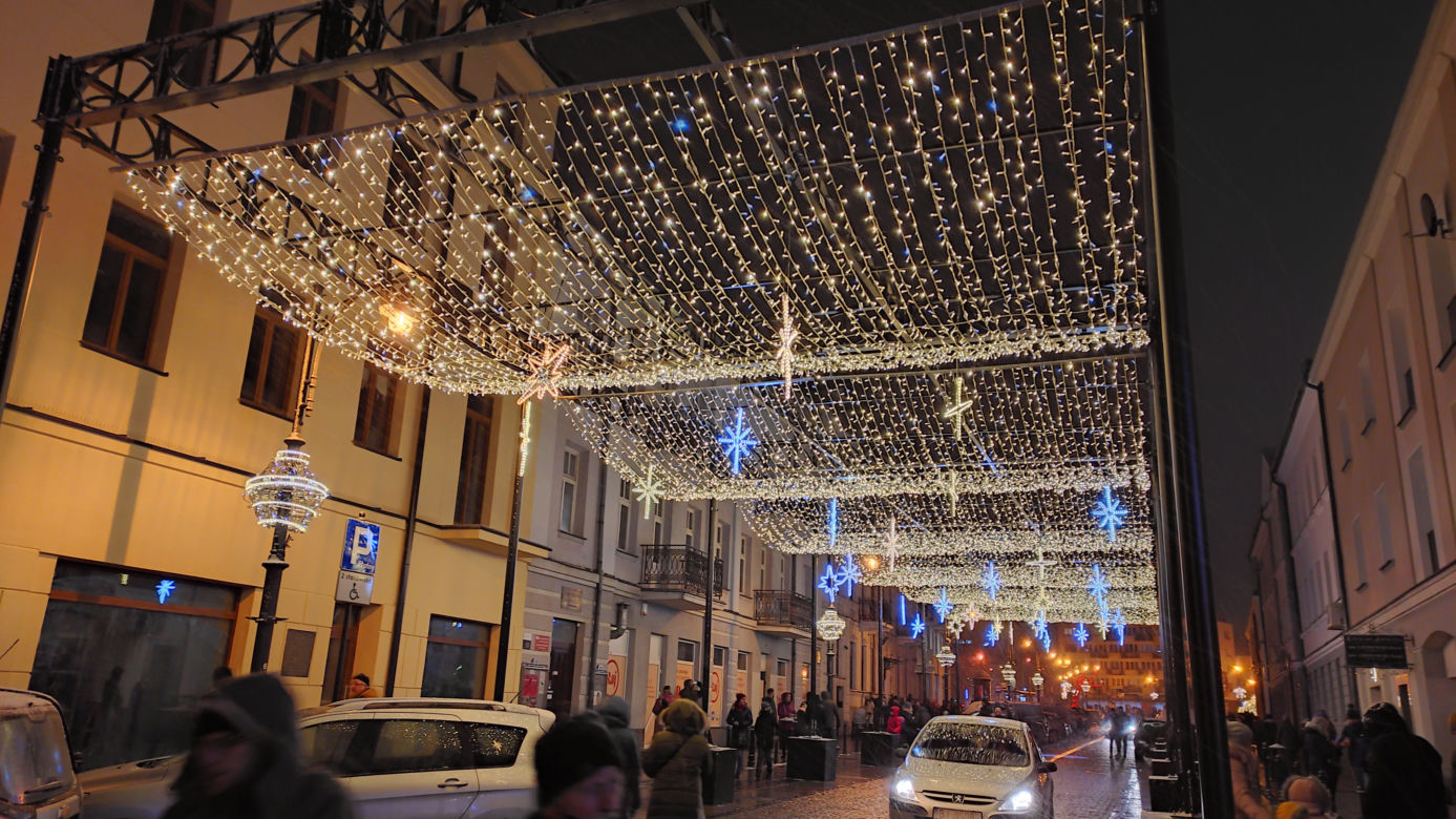 Boże Narodzenie 2021: Świąteczne iluminacje w Białymstoku