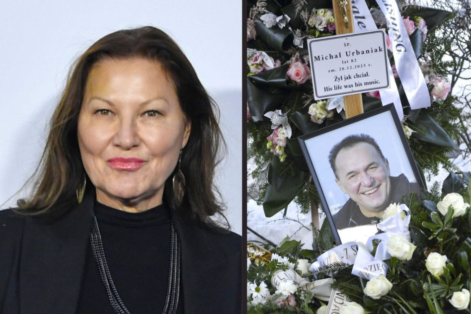 Liliana Komorowska, pogrzeb Michała Urbaniaka