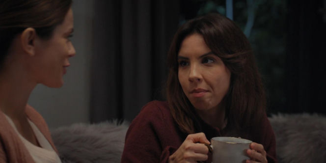 M jak miłość odc. 1919. Kasia (Paulina Lasota), Aneta (Ilona Janyst)