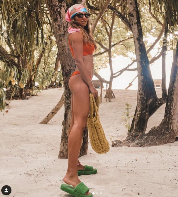 Anna Lewandowska na wakacjach
