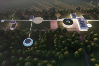 Ta willa wygląda jak baza na innej planecie. SpaceStation projektu Mobius Architekci