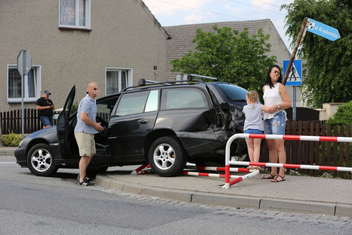 Kolizja z udziałem busa Służby Ochrony Państwa