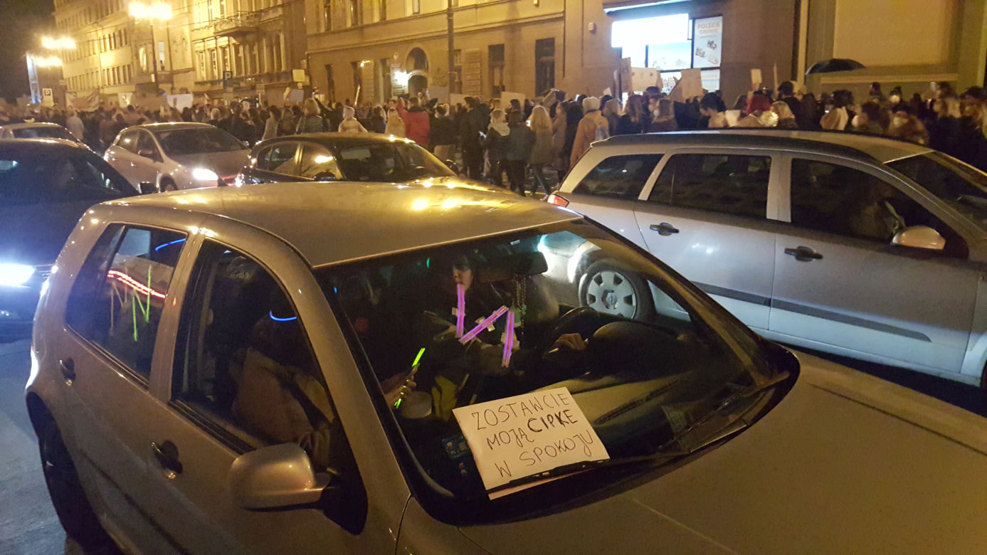 Protest w centrum Bydgoszczy