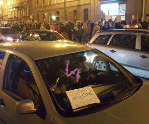 Protest w centrum Bydgoszczy