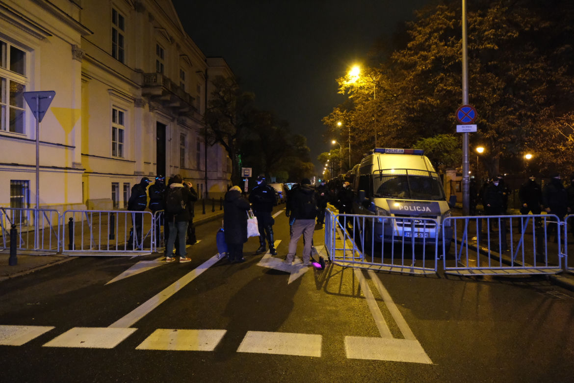 Blokada Sejmu przez Ogólnopolski Strajk Kobiet