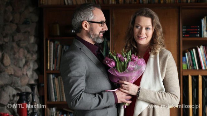 M jak miłość. Anna (Tamara Arciuch), Adam Werner (Jacek Kopczyński)
