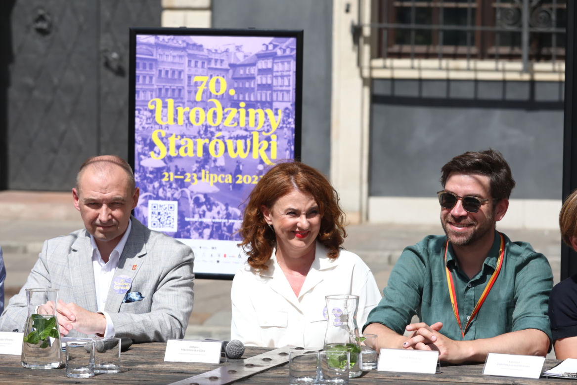 70. Urodziny Starówki w Warszawie - konferencja prasowa