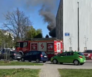 Pożar w bloku