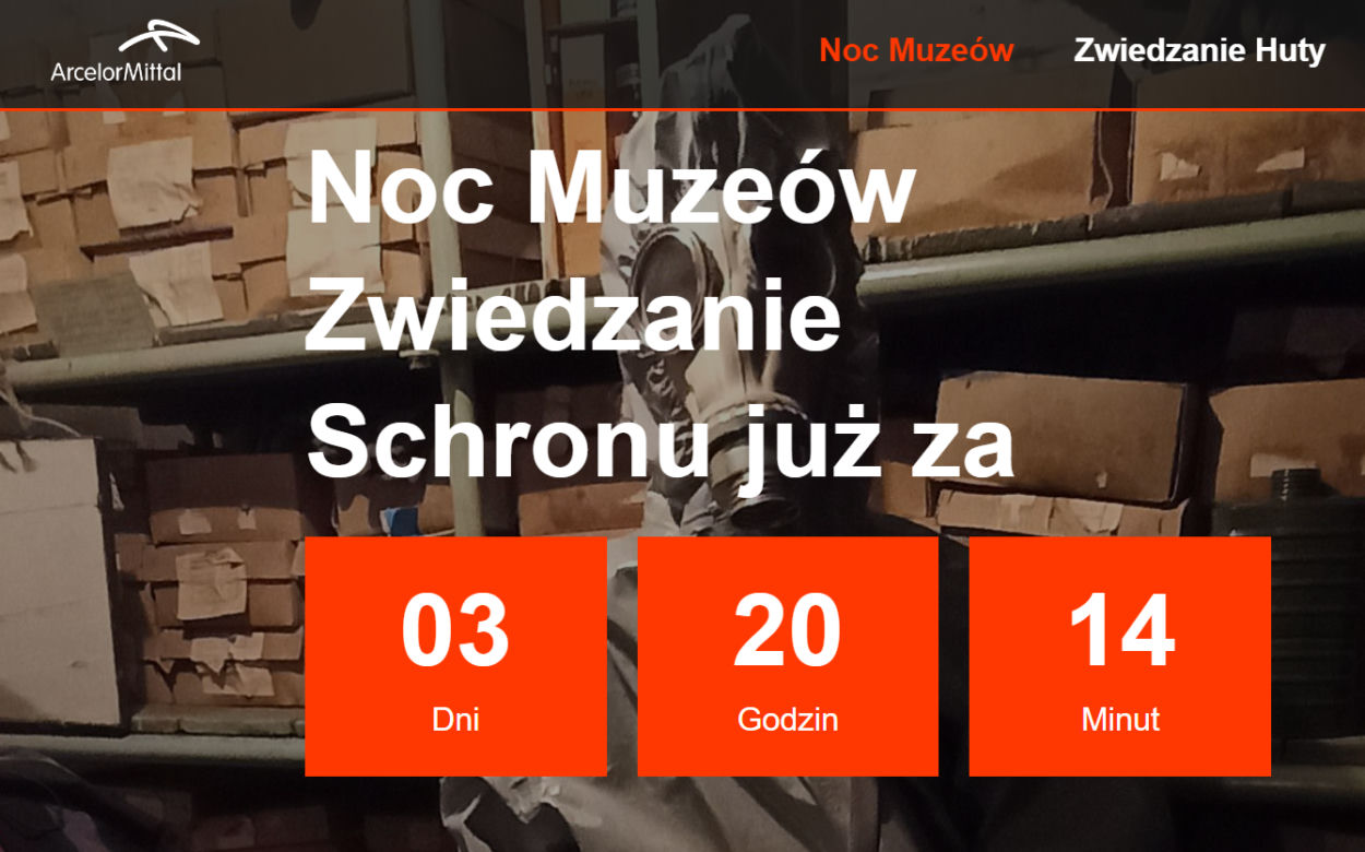 Noc Muzeów w schronie huty Warszawa
