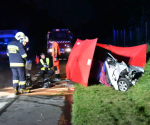 Koszmarny wypadek na DK3. Auto odbijało się od TIR-ów jak resorak. Kierowca zmasakrowany [FOTO]