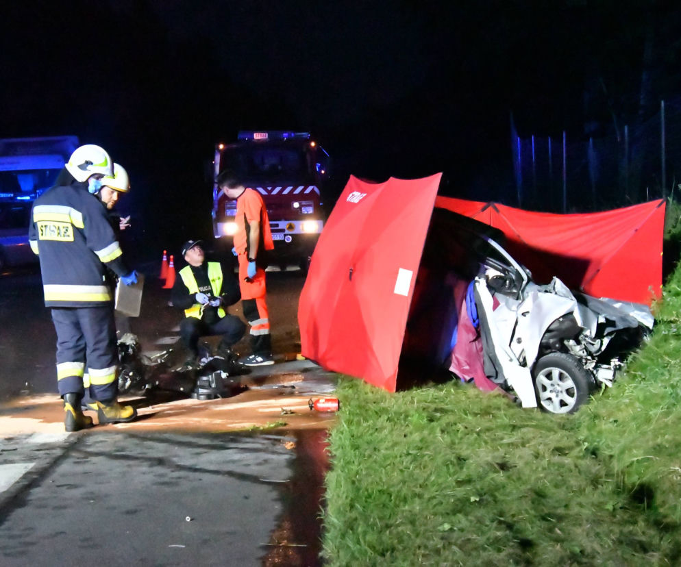 Koszmarny wypadek na DK3. Auto odbijało się od TIR-ów jak resorak. Kierowca zmasakrowany [FOTO]