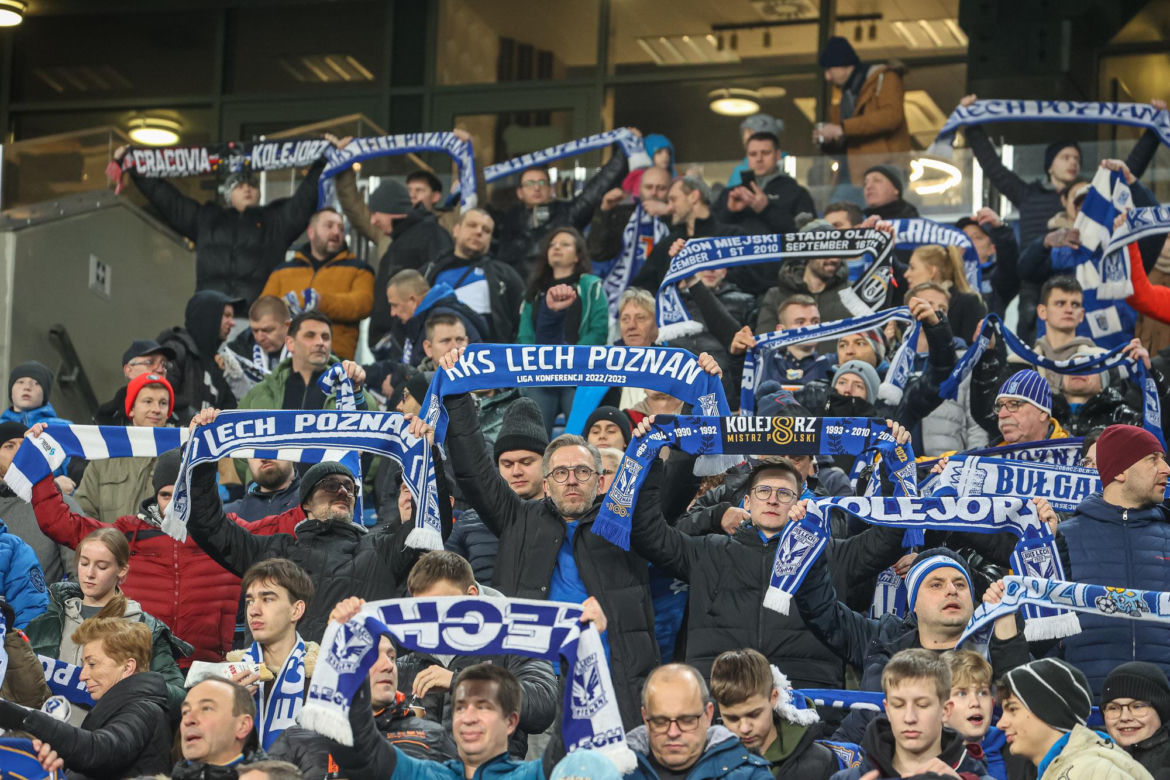 Lech Poznań - Zagłębie Lubin. Tak bawili się kibice na meczu PKO BP Ekstraklasy (10.02.2024)