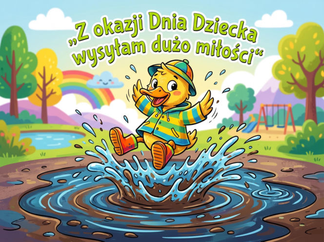 Śmieszna kartka na Dzień Dziecka