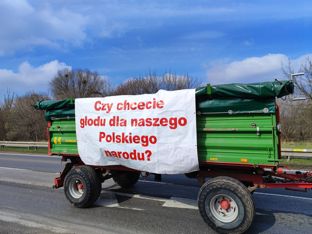 Protest rolników w Radomiu 20 marca