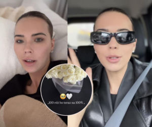 Sandra Kubicka po rozprawie rozwodowej wskoczyła pod koc. Pokazała 100 białych róż i odpaliła telewizor. Dzień dla siebie