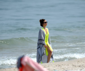 Marta Manowska na plaży