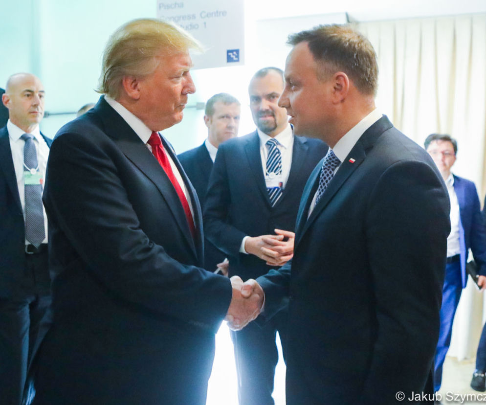Prezydent Andrzej Duda i Prezydent Donald Trump
