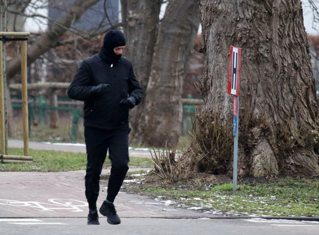 Tusk ostro dba o formę. Intensywnie ćwiczy