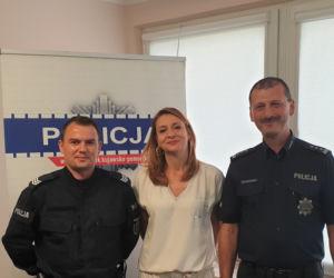 Uratowali życie kobiecie. Podziękował im szef policji z Włocławka