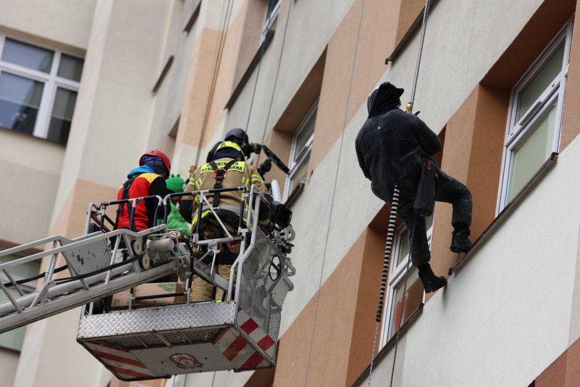 Alpiniści dla WOŚP dali radość małym pacjentom z Uniwersyteckiego Szpitala Dziecięcego w Lublinie