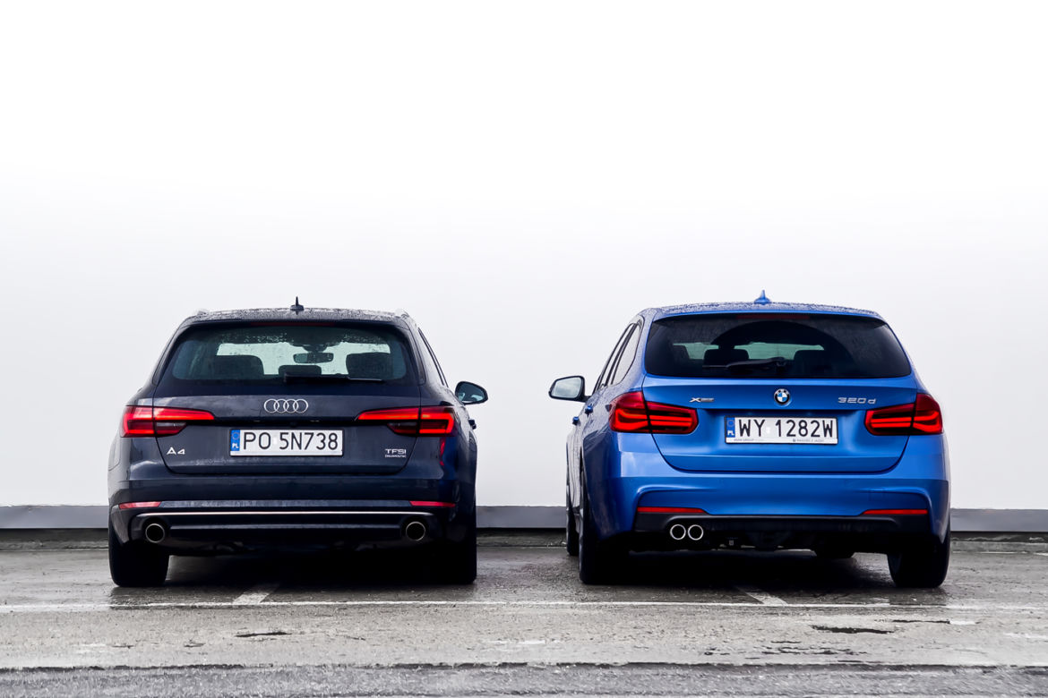 Audi A4 Avant B9 quattro vs. BMW serii 3 Touring xDrive