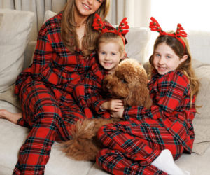 Anna Lewandowska i Robert Lewandowski świątecznie