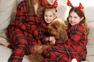 Anna Lewandowska i Robert Lewandowski świątecznie