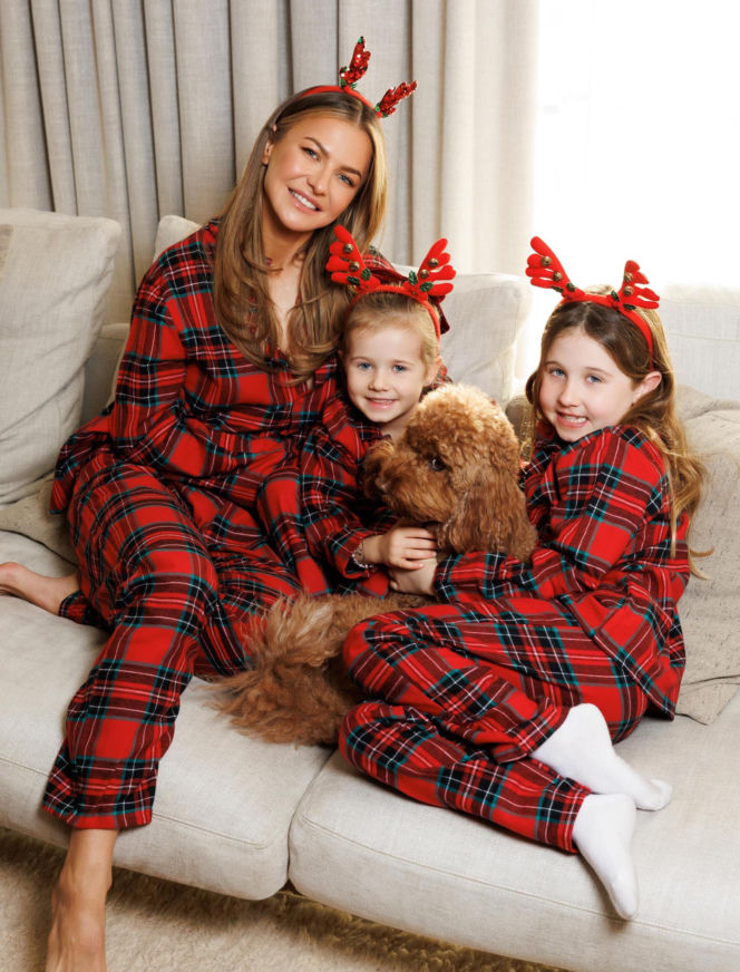 Anna Lewandowska i Robert Lewandowski świątecznie