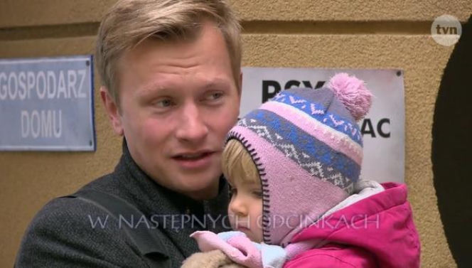 Na Wspólnej po wakacjach 2013. Igor (Jakub Wesołowski), Julka (Lena Jonik)