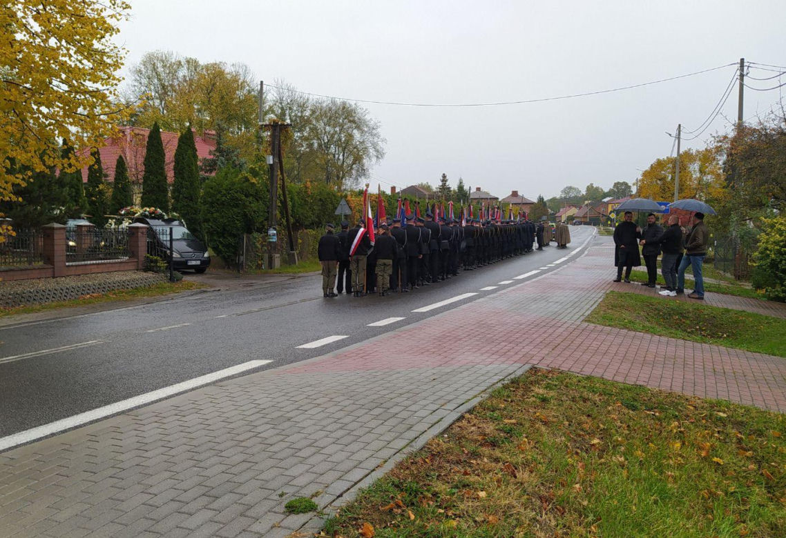 Pogrzeb asp. Bartłomieja Pieroga, jednego z dwóch strażaków, którzy zginęli w pożarze w Nisku