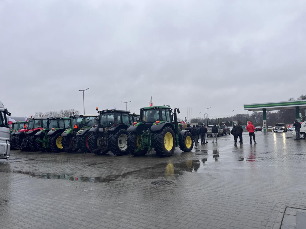Kolejny protest rolników w Gorzowie
