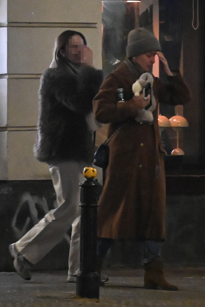 Katarzyna Zielińska pije z kaczorem