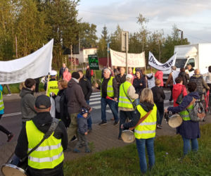 Wielki protest w Skawinie