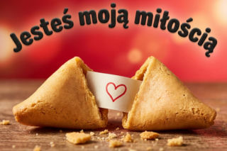 Kartki walentynkowe. Bądź moją Walentynką i kochaj mnie