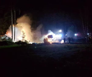 Sokólscy policjanci zatrzymali 50-latka podejrzanego o podpalenie 70 bel słomy na terenie gminy Suchowola