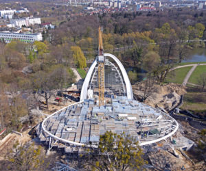 Przebudowa Teatru Letniego w Szczecinie - kwiecień 2021